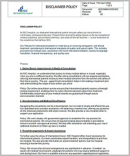 Comprehensive Policy Manual for International Patient Care & Medical Value Travel – ISIC